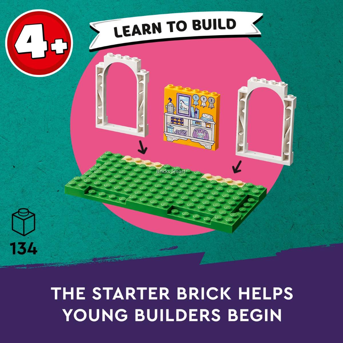 LEGO 41746 Friends Horse Training Building Toy Set