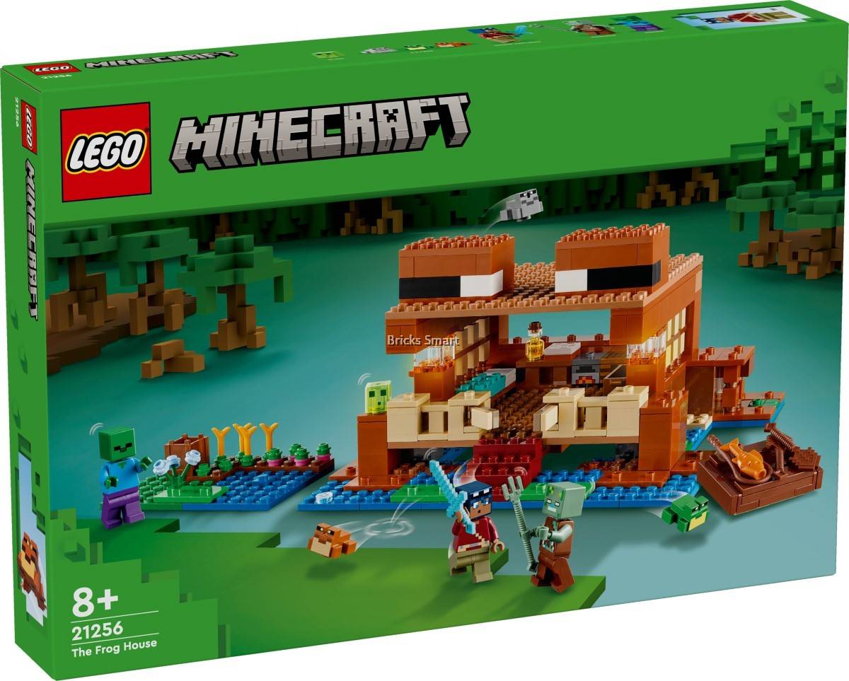 ドクダミ LEGO 21256 Minecraft The Frog House Building Toy Set