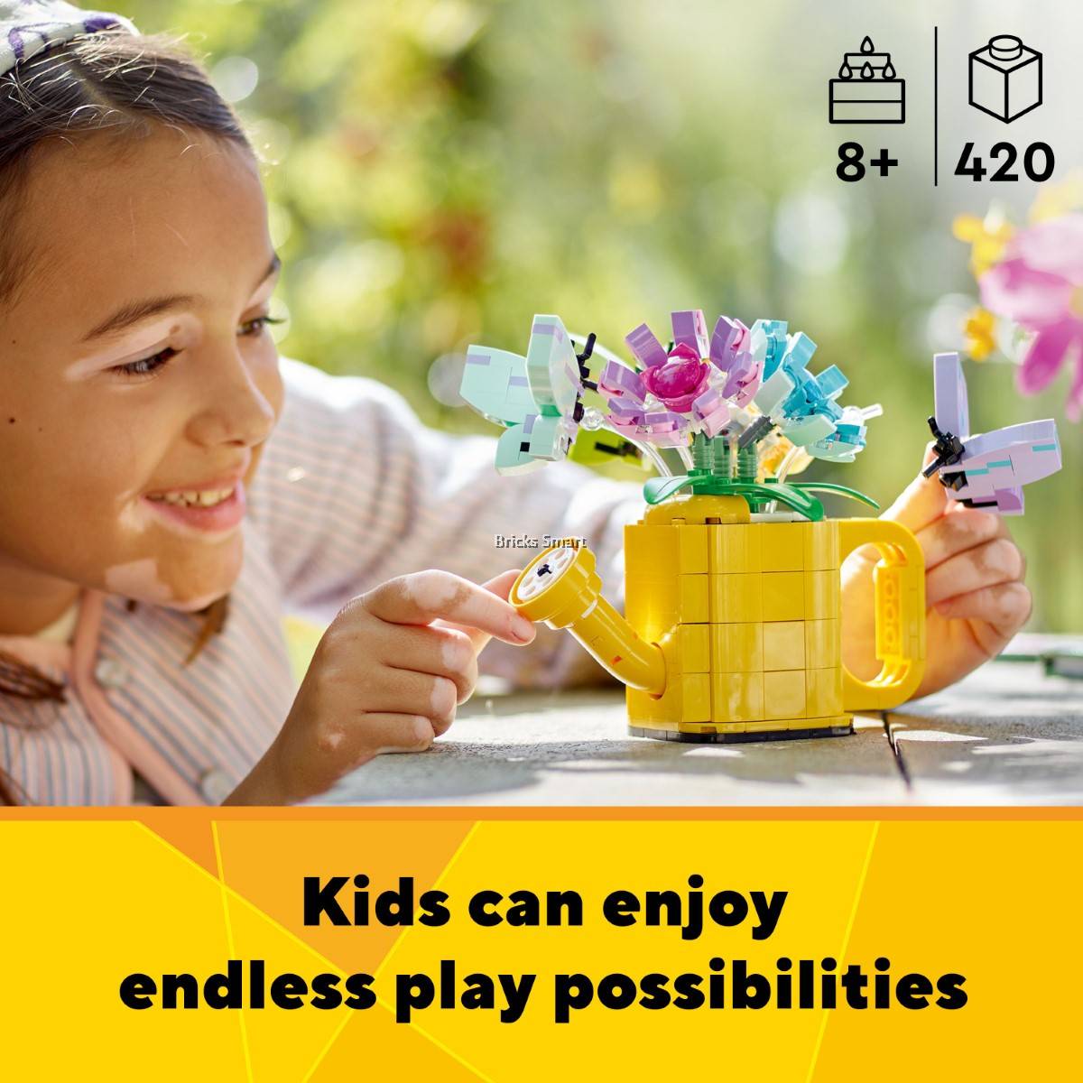 LEGO 31149 Creator Flowers in Watering Can Building Toy Set