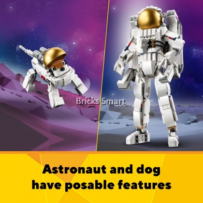 LEGO 31152 Creator Space Astronaut Building Toy Set