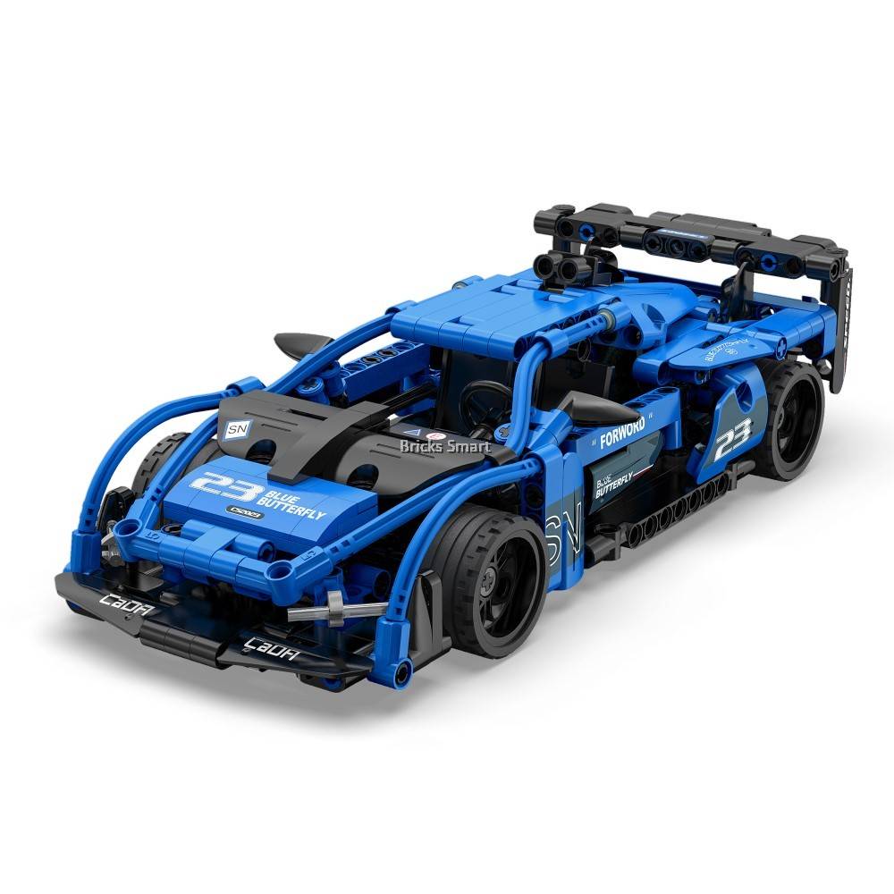 CaDA Shadow Sports Car C52023W Pullback Block Toy Set (380 Pieces)