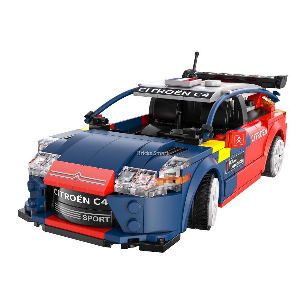 CaDA Citroen C4 WRC 2008 Race Car 1:20 C51078W RC Block Toy Set