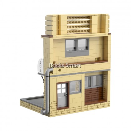 Cada Initial D Mini Fujiwara Tofu Store C61033w Block Toy Set 414 Pieces