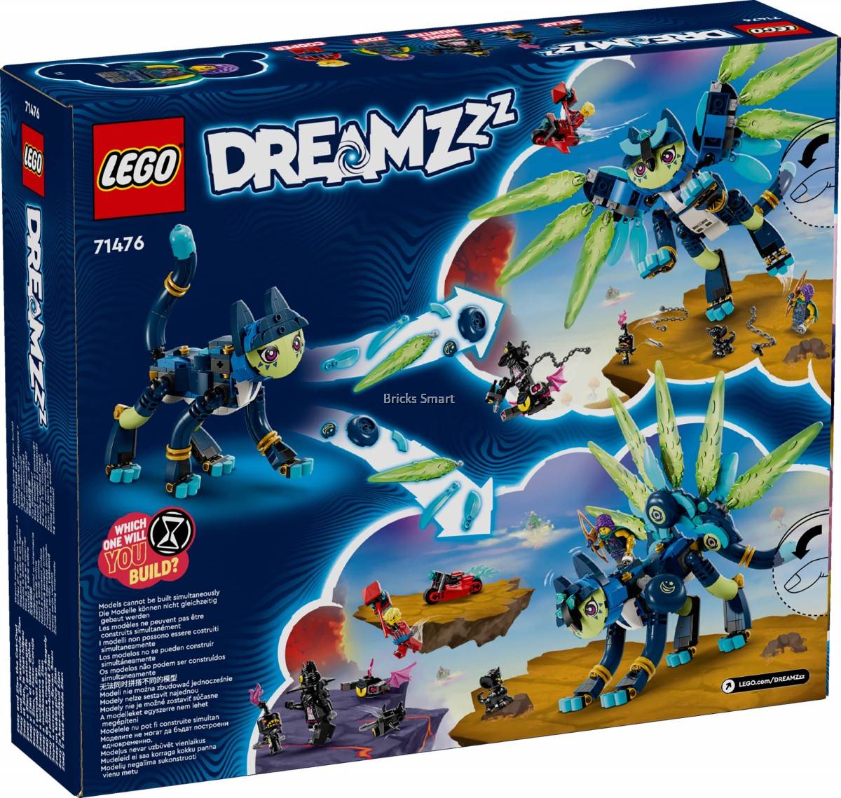 ゆ LEGO 71476 DREAMZzz Zoey and Zian the Cat Owl Building Toy Set