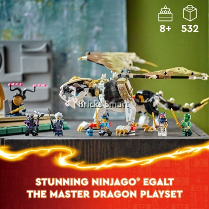 LEGO 71809 Ninjago Egalt the Master Dragon Building Toy Set