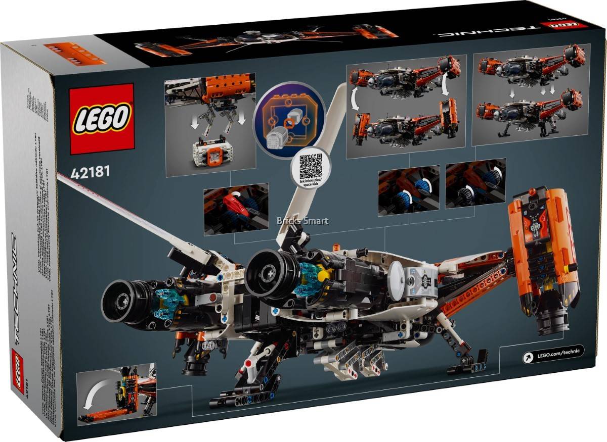 LEGO 42181 Technic VTOL Heavy Cargo Spaceship LT81 Building Toy Set