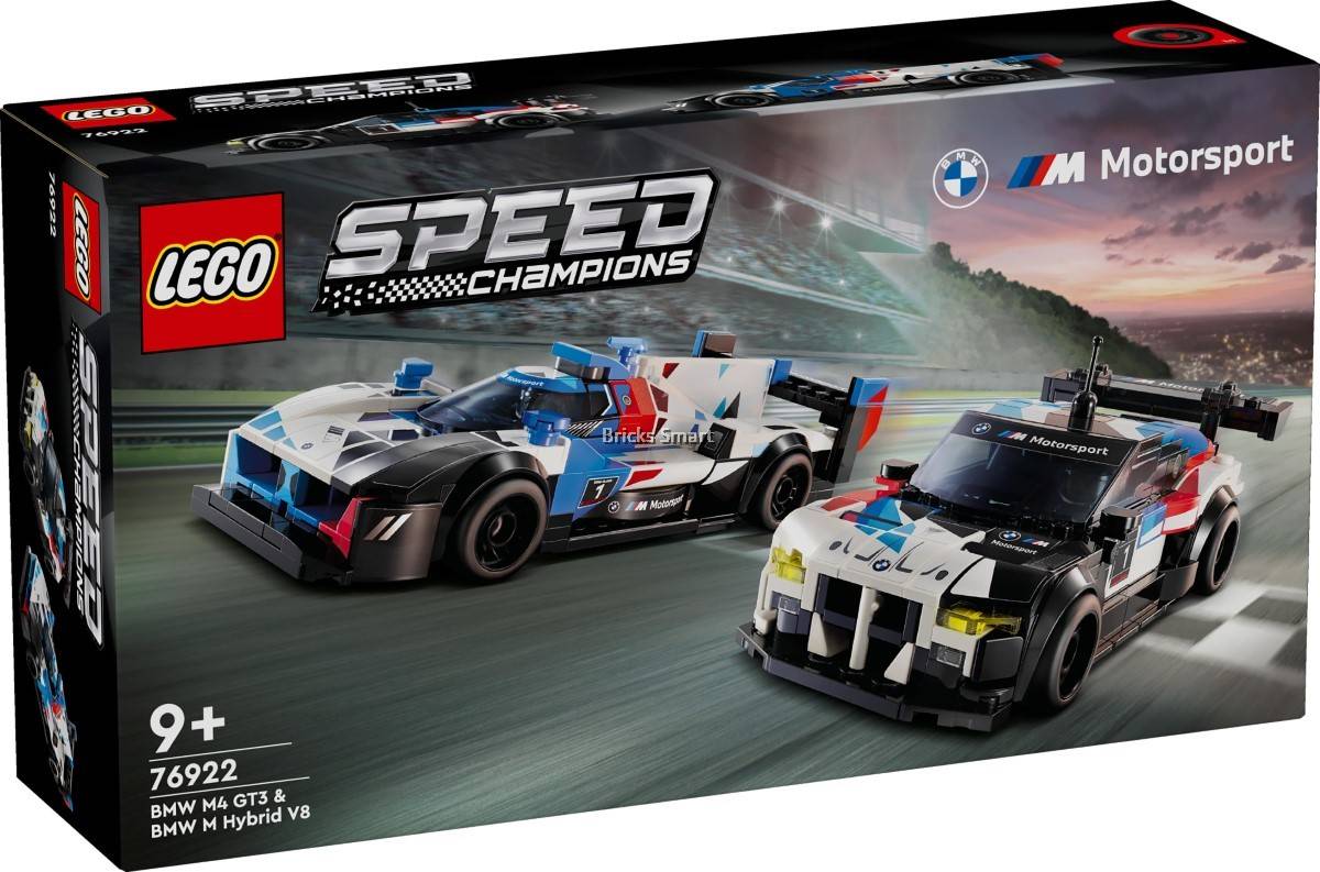 LEGO 76922 Speed Champions BMW M4 GT3 BMW M Hybrid V8 Race Cars