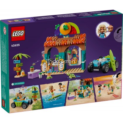 LEGO 42625 Friends Beach Smoothie Stand Building Toy Set