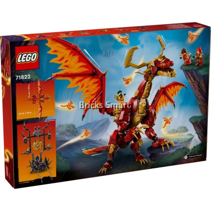 LEGO 71822 Ninjago Source Dragon of Motion Building Toy Set