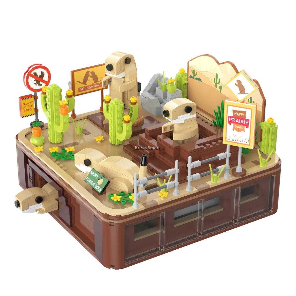 CaDA Prairie Dogs Kinetic C71008W Block Toy Set (1148 Pieces)