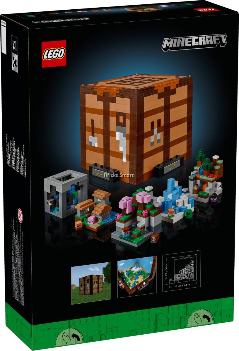 LEGO 21265 Minecraft The Crafting Table Building Kit