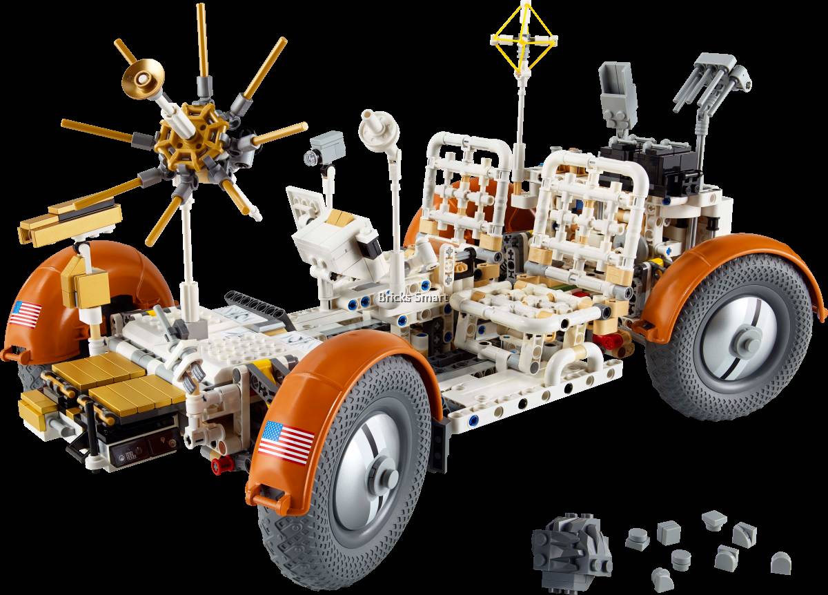 LEGO 42182 Technic NASA Apollo Lunar Roving Vehicle - LRV Building Toy Set