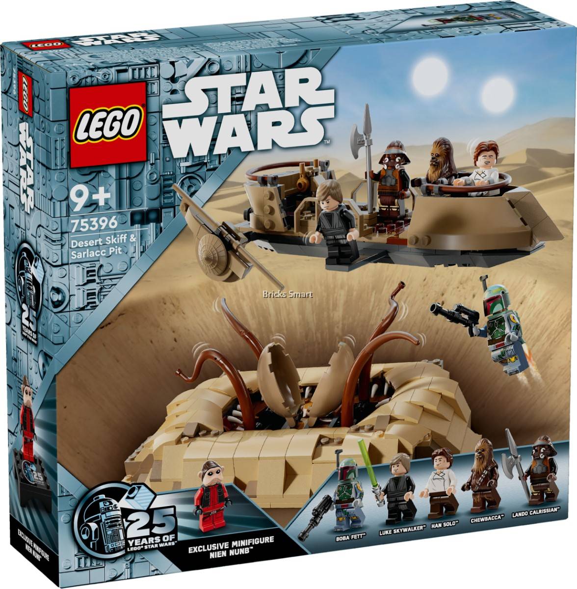 LEGO 75396 Star Wars Desert Skiff Sarlacc Pit Building Toy Set (558  pieces)