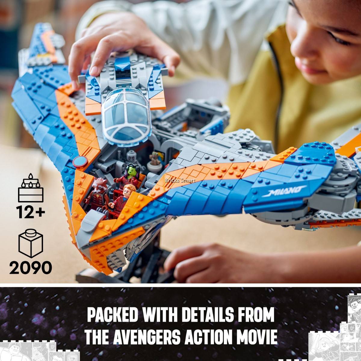 LEGO 76286 Marvel Guardians of the Galaxy: The Milano Building Toy Set