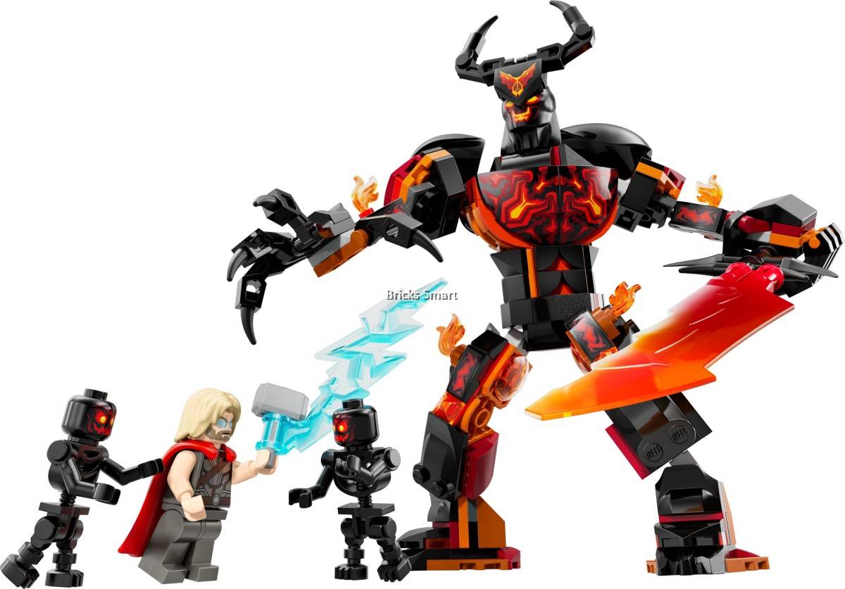 LEGO 76289 Marvel Thor vs. Surtur Construction Figure Building Toy Set