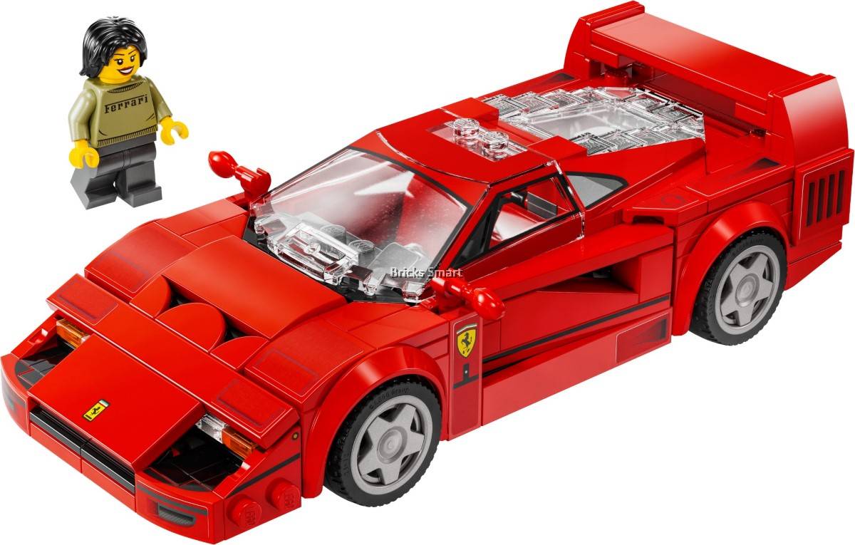 LEGO 76934 Speed Champion Ferrari F40 Supercar Building Toy Set