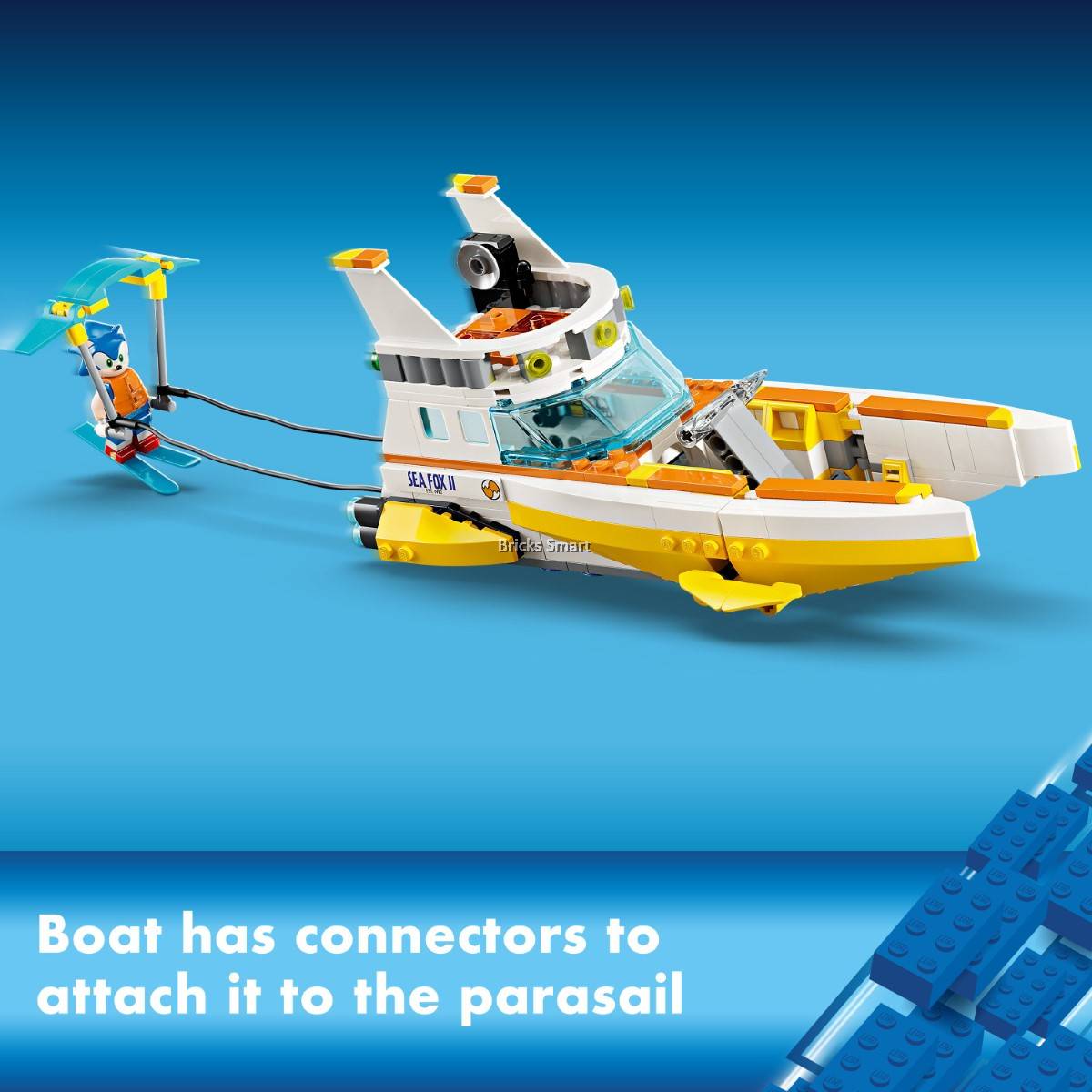 LEGO 76997 Sonic Tails' Adventure Boat Building Toy Set