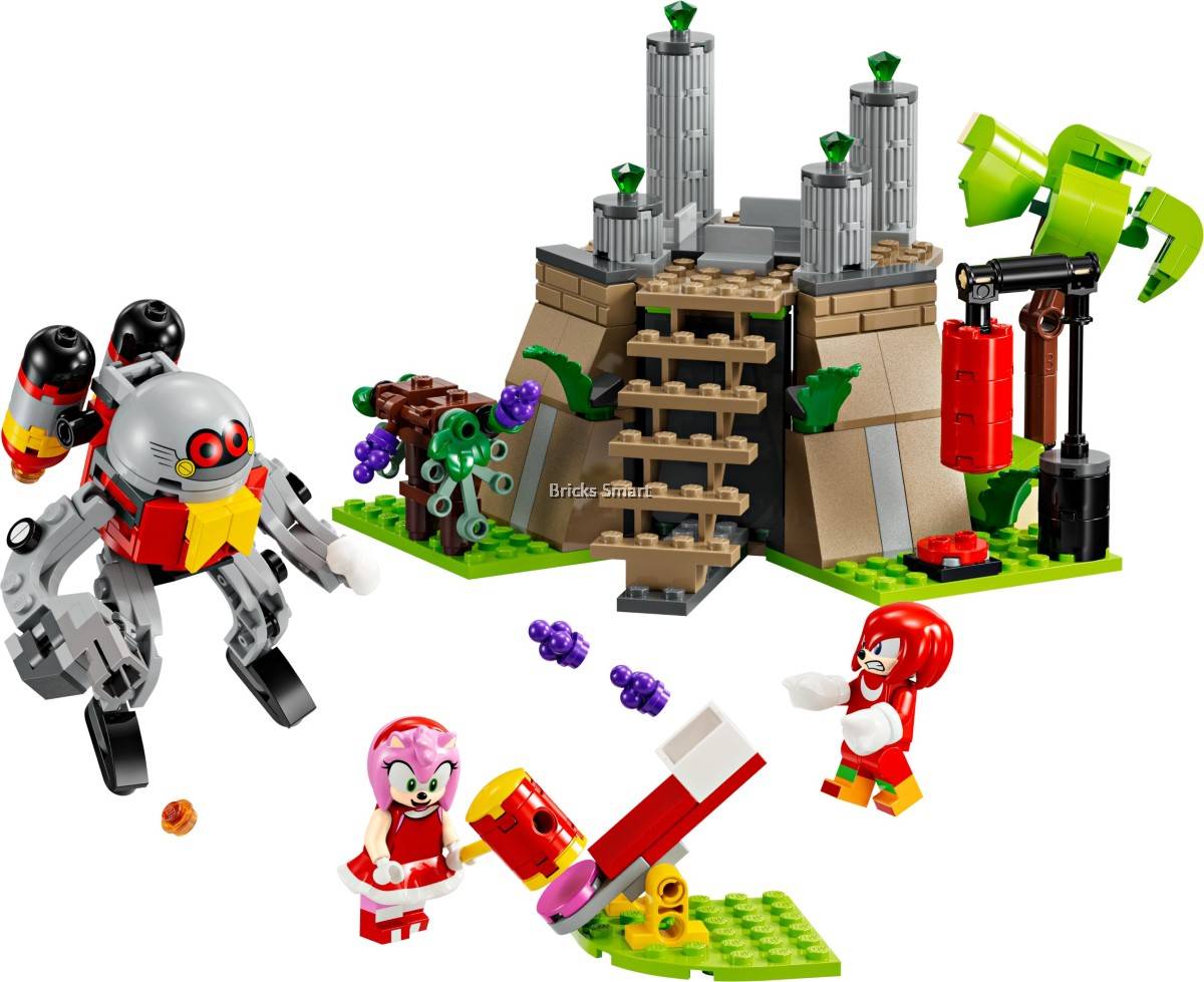 LEGO 76998 Sonic Knuckles and the Master Emerald Shrine Building Toy Set