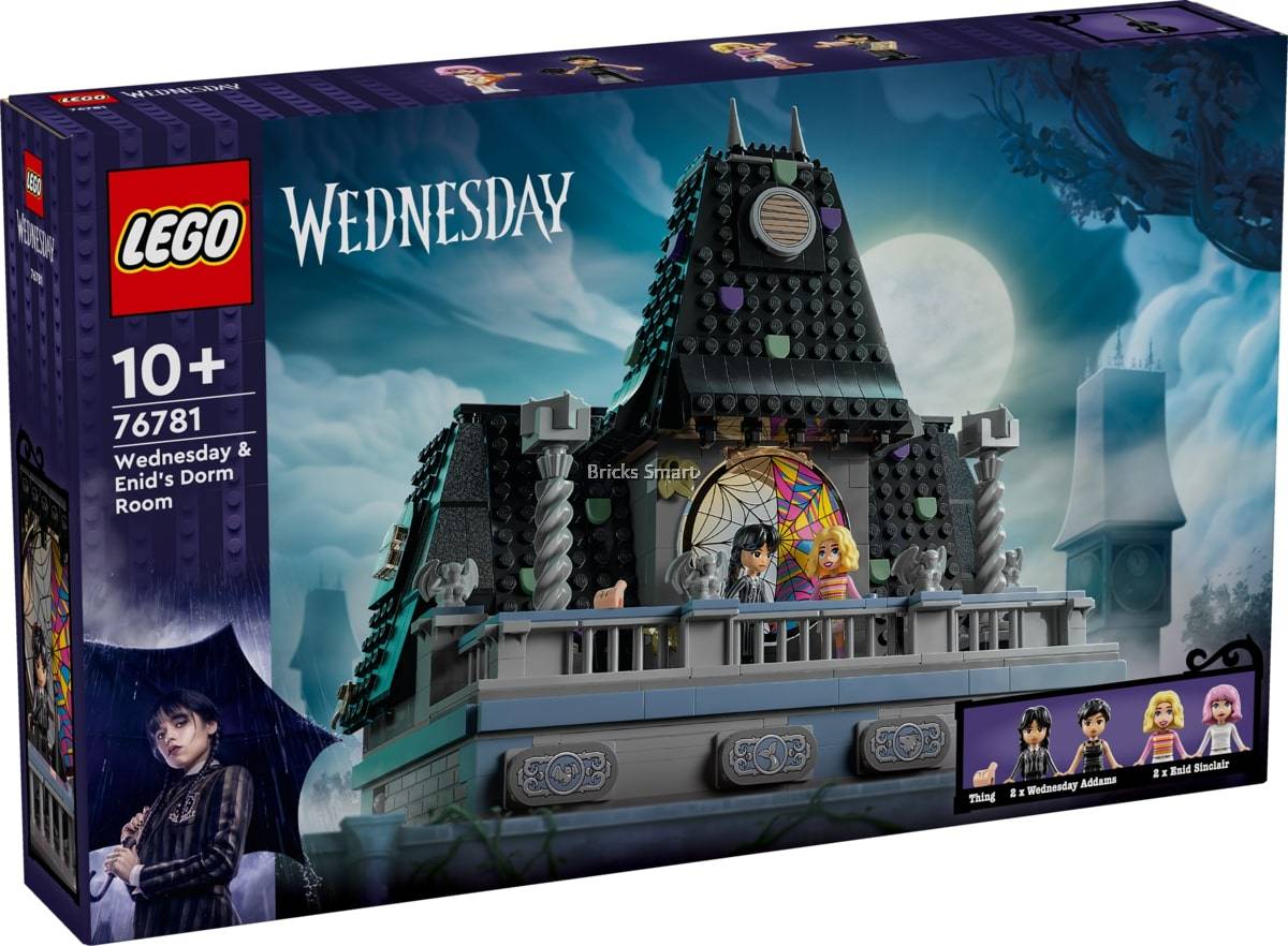 LEGO 76781 Wednesday & Enid's Dorm Room Building Toy Set