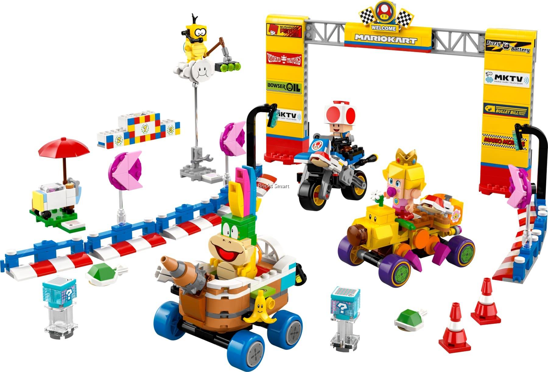 LEGO 72036 Super Mario Kart – Baby Peach & Grand Prix Set Building