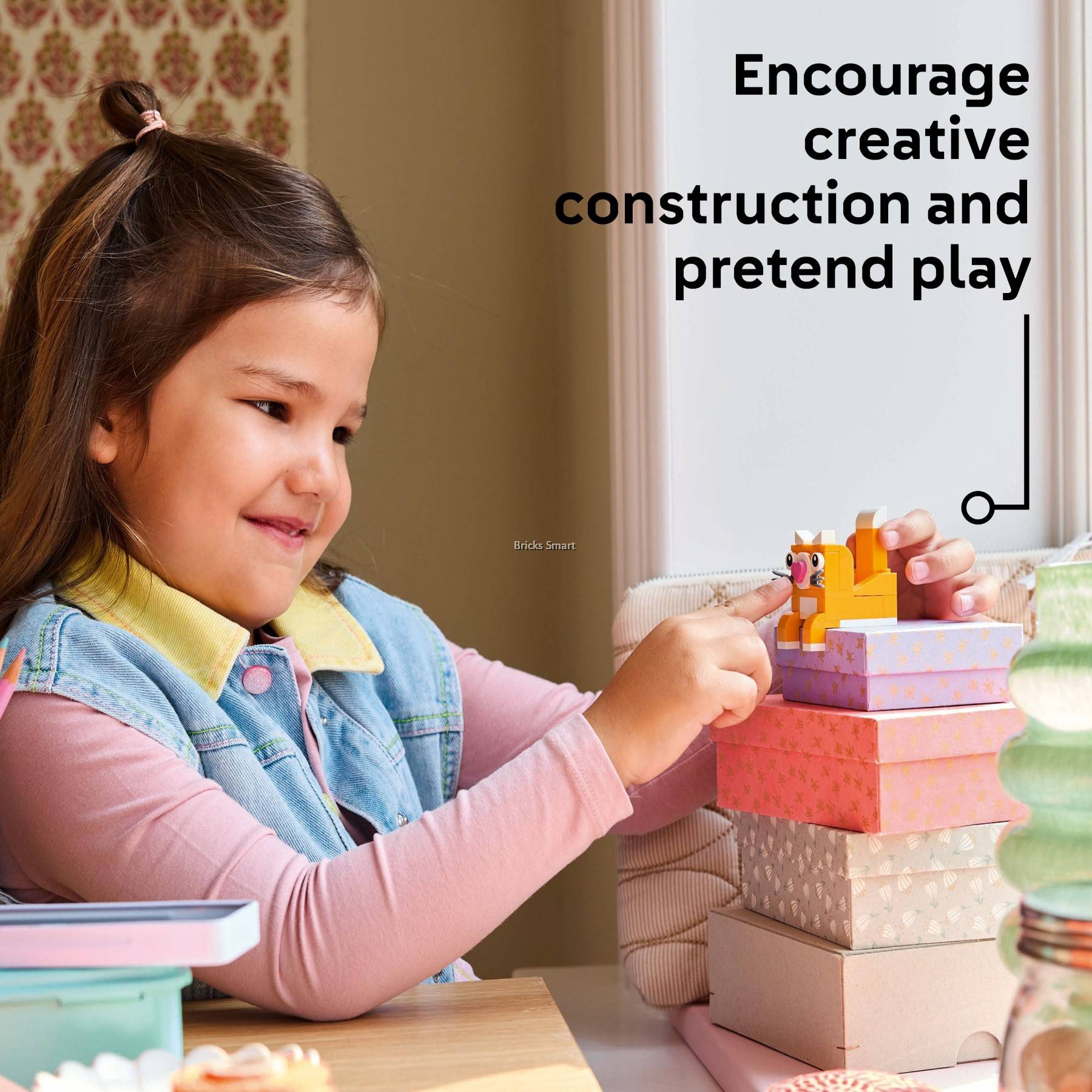 LEGO 11042 LEGO Classic Creative Happy Box Building Toy Set (68 Pieces)