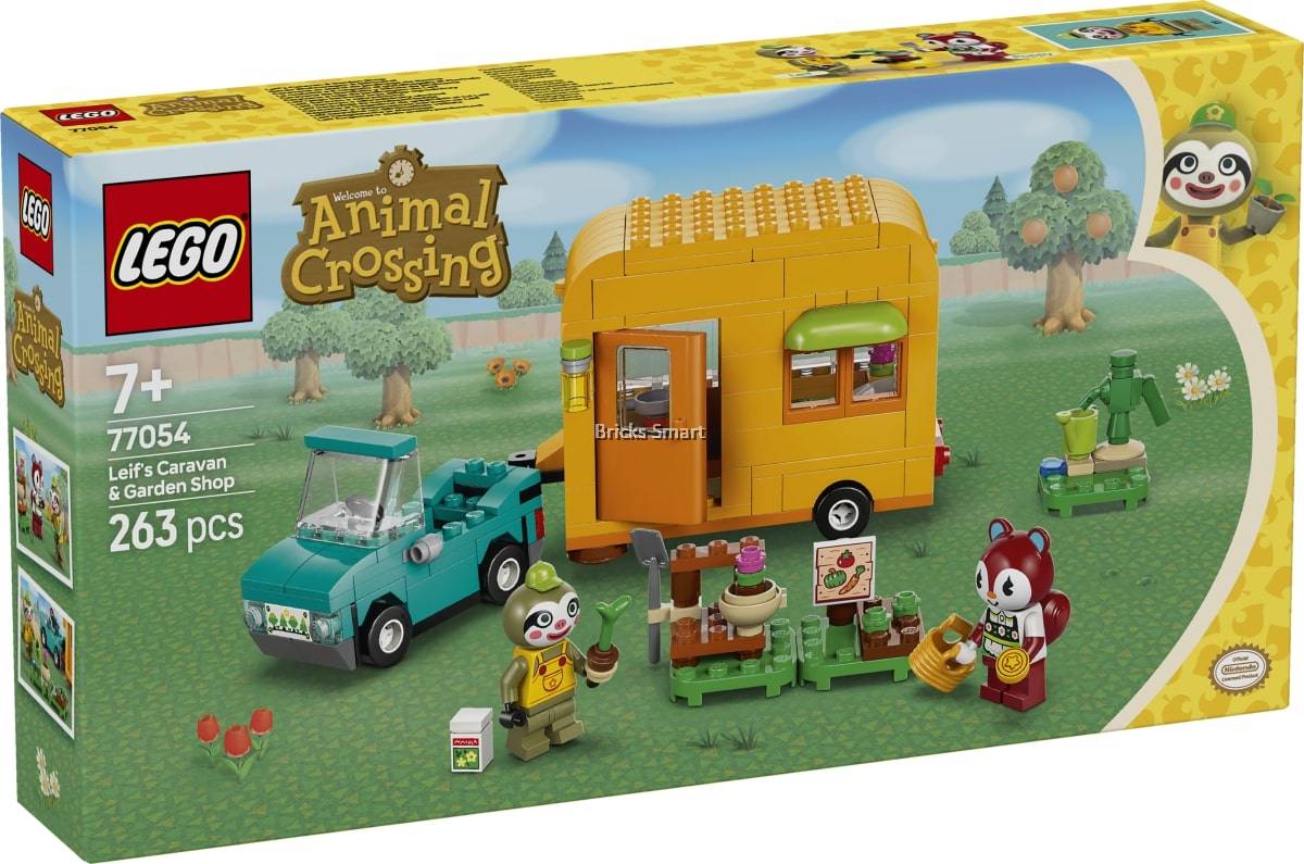 LEGO 77054 Animal Crossing Leif's Caravan & Garden Shop Building