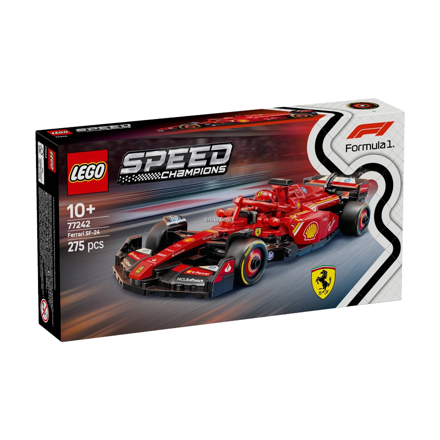 LEGO 77242 Speed Champions Ferrari SF-24 F1 Race Car