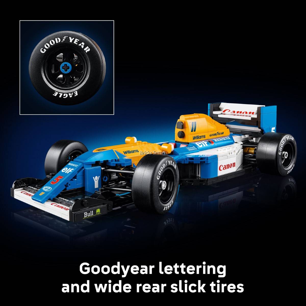 LEGO 10353 Icons Williams Racing FW14B Nigel Mansell Building