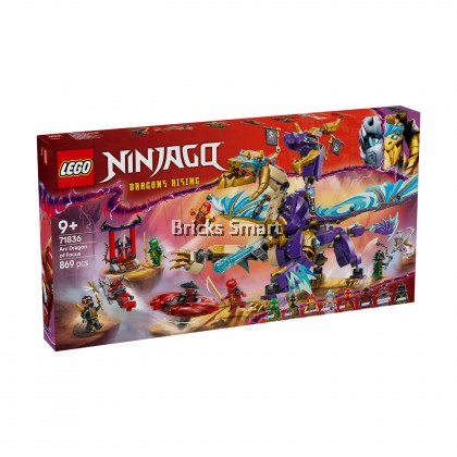 LEGO 71836 Ninjago Arc Dragon of Focus Building Toy Set (869 Pieces)