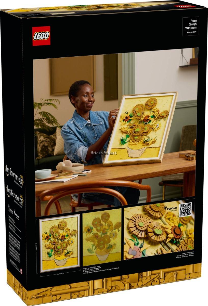 スーパートゥイッギー LEGO 31215 Art Van Gogh Sunflowers Building Set (2615 Pieces)
