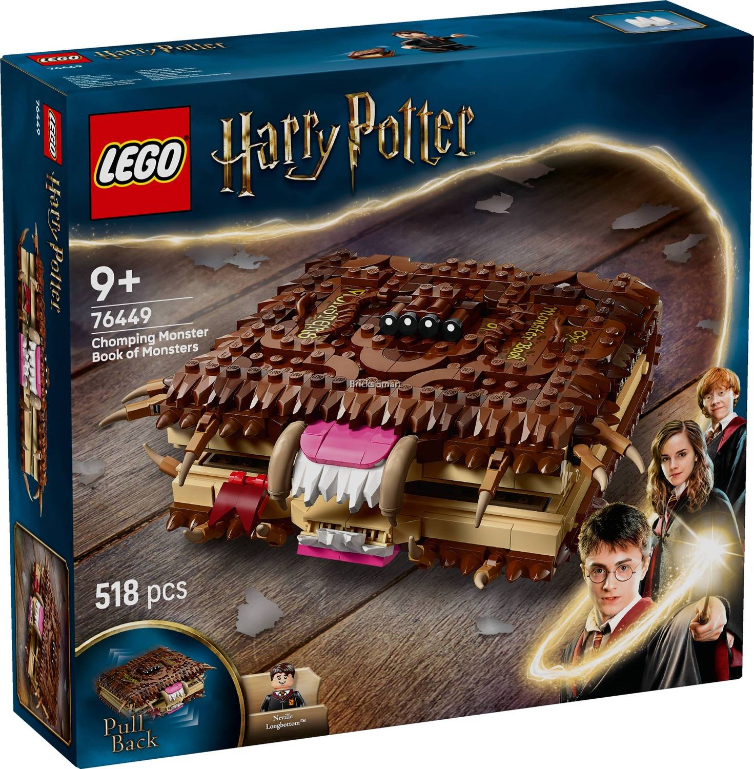 LEGO 76449 Harry Potter Chomping Monster Book of Monsters Building