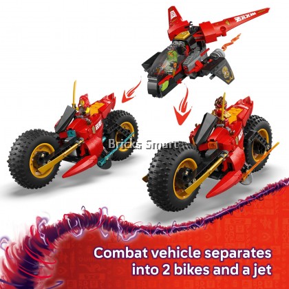 LEGO 71844 NINJAGO Ninja Combat Vehicle Building Toy Set