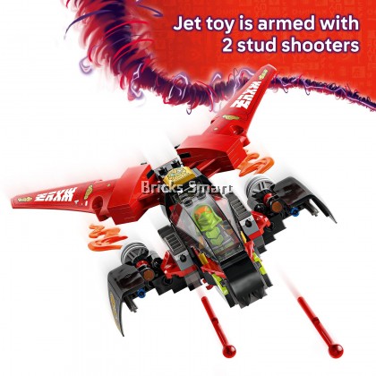 LEGO 71844 NINJAGO Ninja Combat Vehicle Building Toy Set