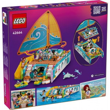 LEGO 42664 Friends Travel Boat Adventure Building Toy Set