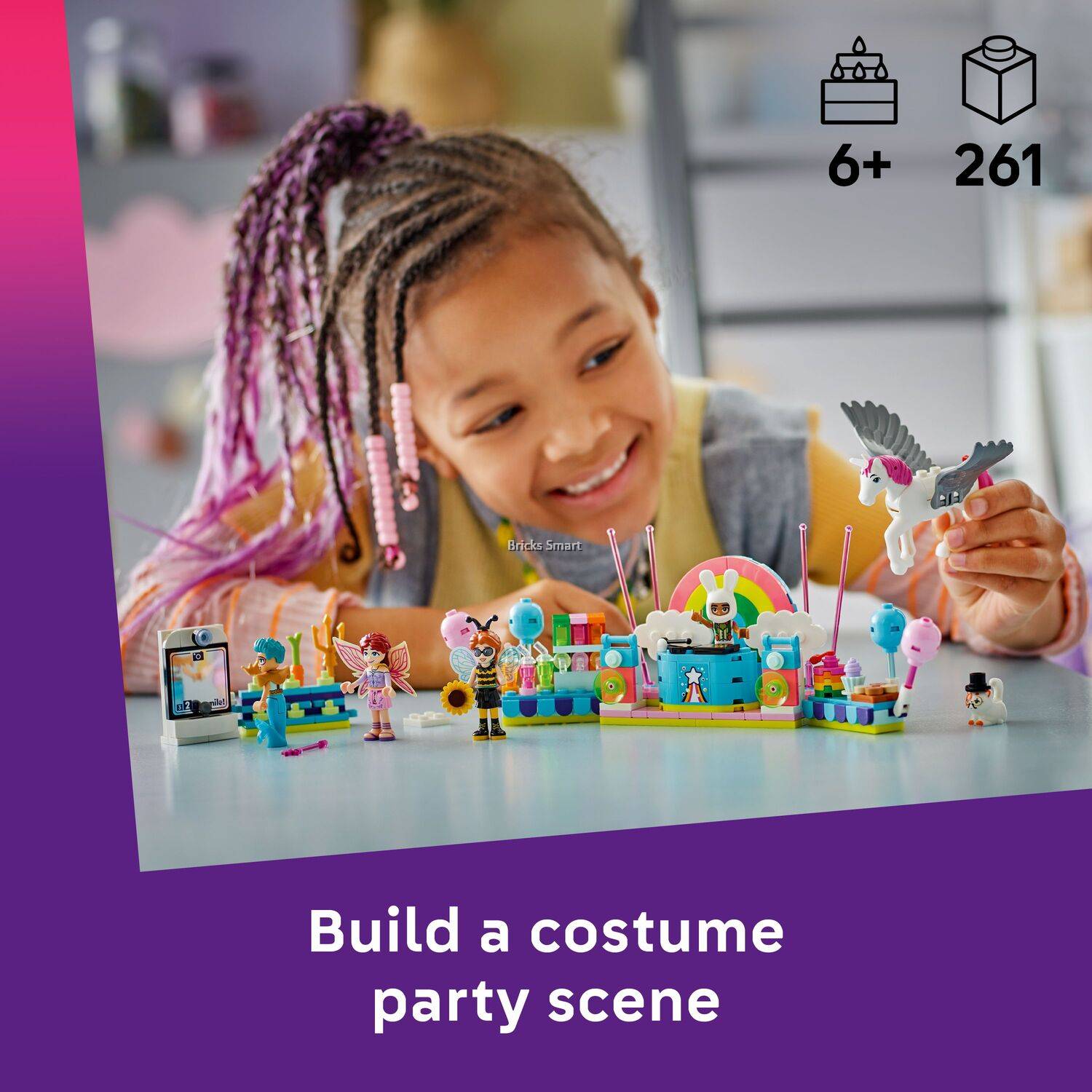 LEGO 42661 Friends Costume Party with Unicorn & Fairy Building Toy Set