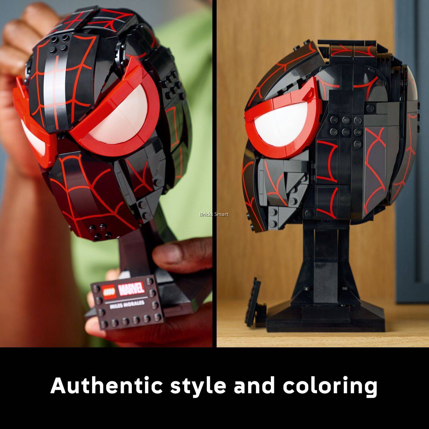LEGO 76329 Marvel Miles Morales' Mask Building Kit (487 Pieces)