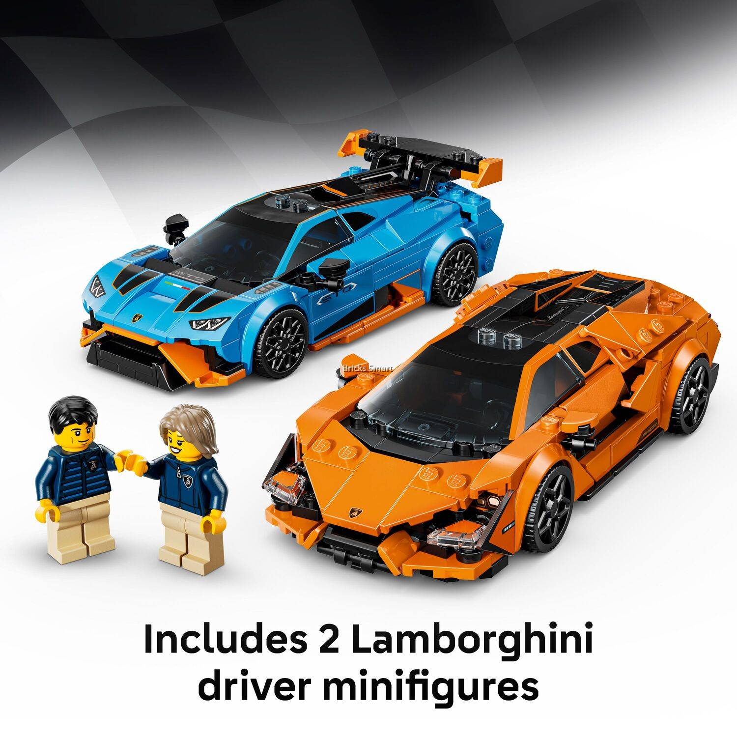LEGO 77238 Speed Champions Lamborghini Revuelto & Huracán STO Building ...