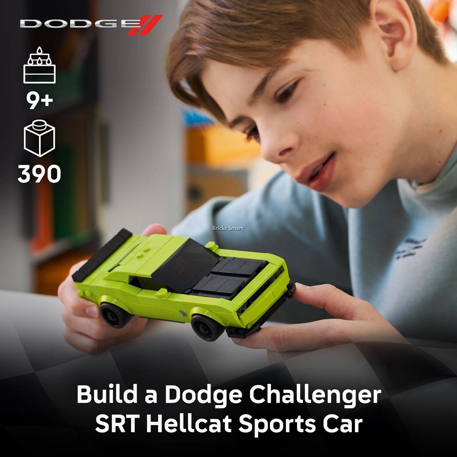 LEGO 77237 Speed Champions Dodge Challenger SRT Hellcat Sports Car ...