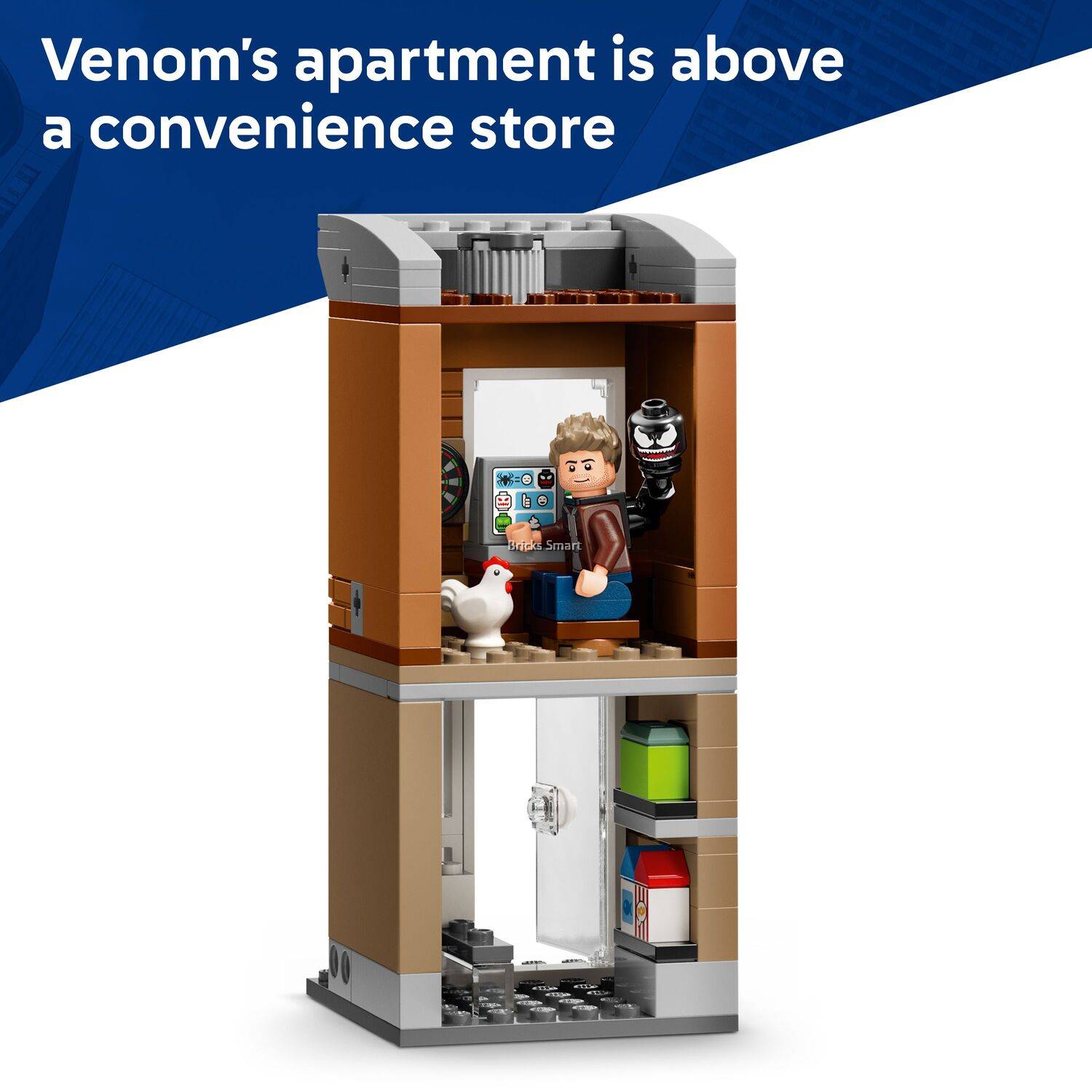 LEGO 76324 Marvel Super Heroes Spider-Man vs. Oscorp Building Toy Set