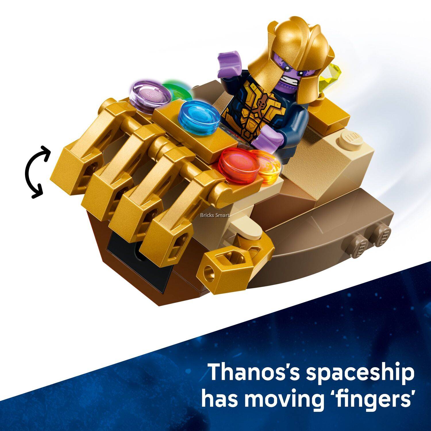 LEGO 76319 Marvel Super Heroes Captain America vs. Thanos Building Toy Set