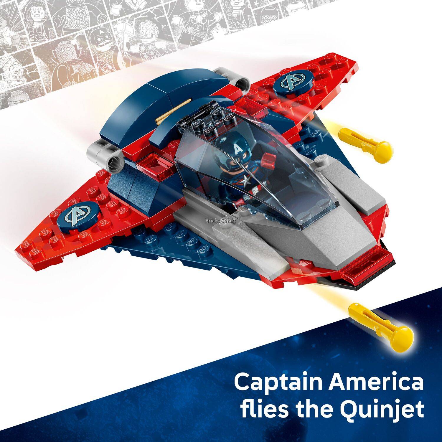 LEGO 76319 Marvel Super Heroes Captain America vs. Thanos Building Toy Set