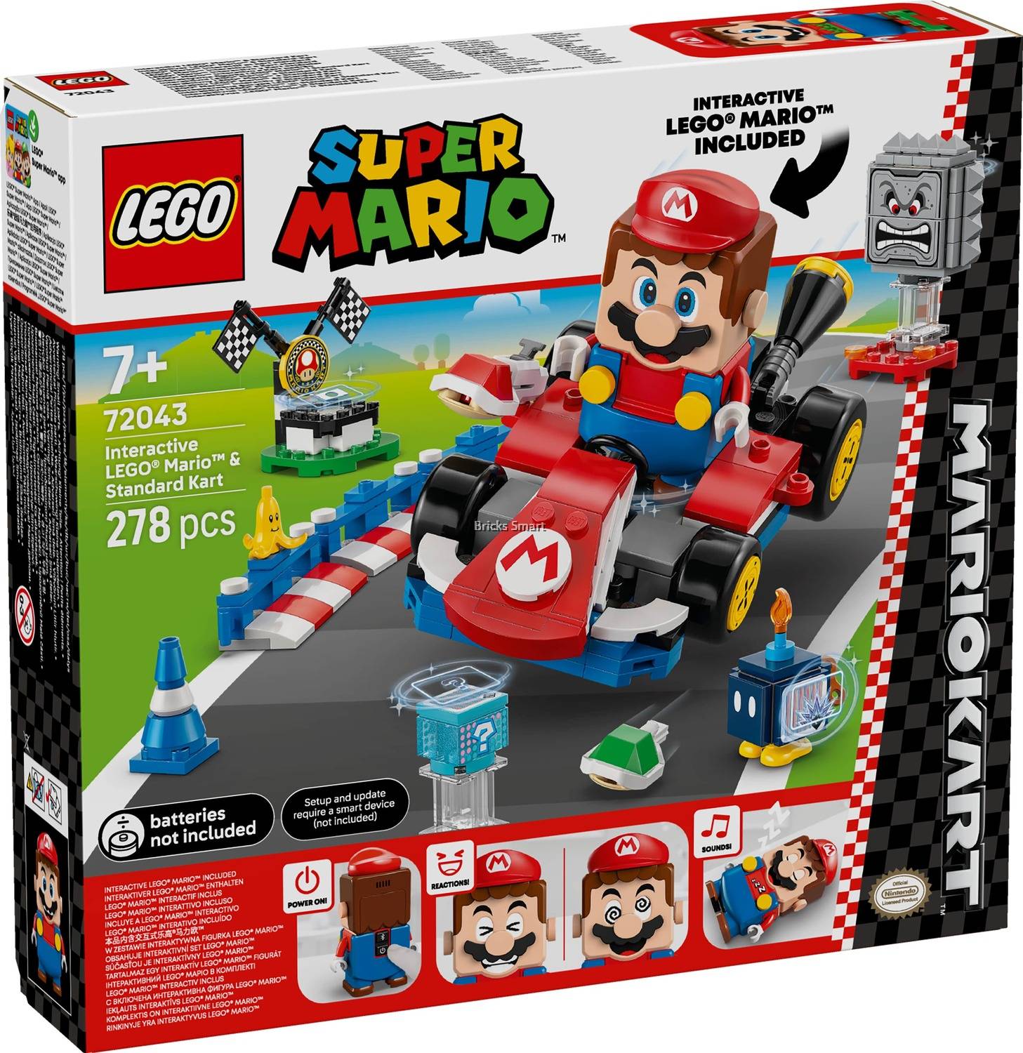 LEGO 72043 Super Mario Mario Kart – Interactive LEGO Mario