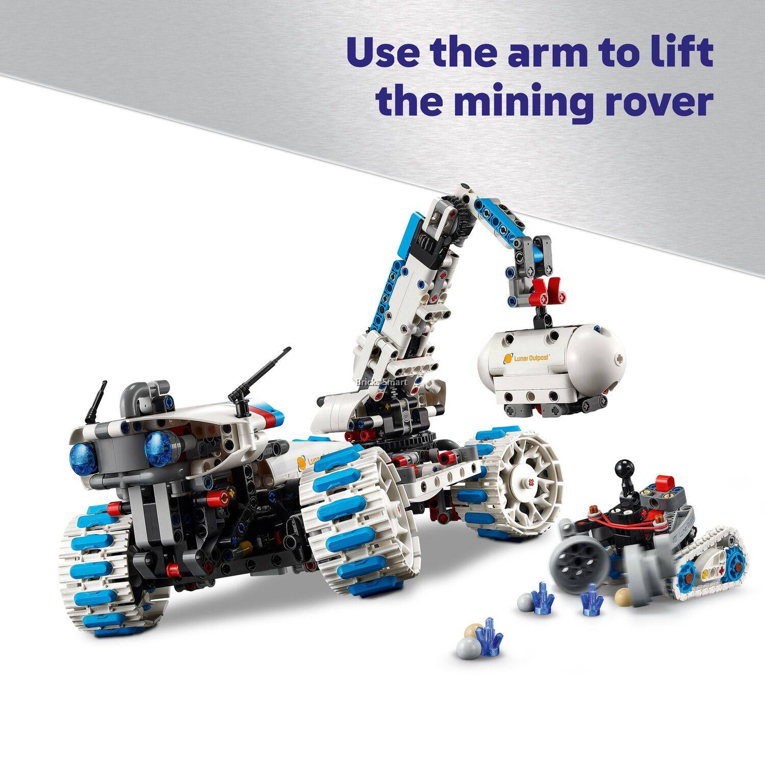 Technic Moon Rover LEGO 42211 Technic Lunar Outpost Moon Rover Space Vehicle Building Toy Set