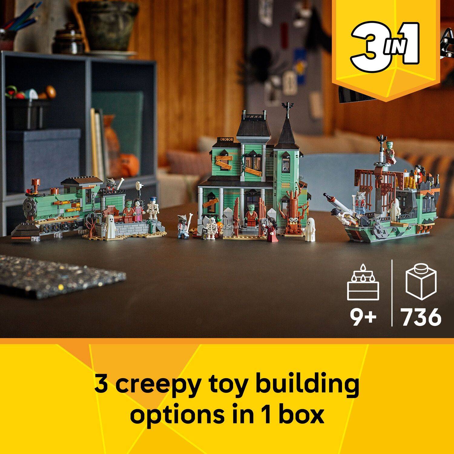 LEGO 31167 Creator Haunted Mansion Building Toy Set