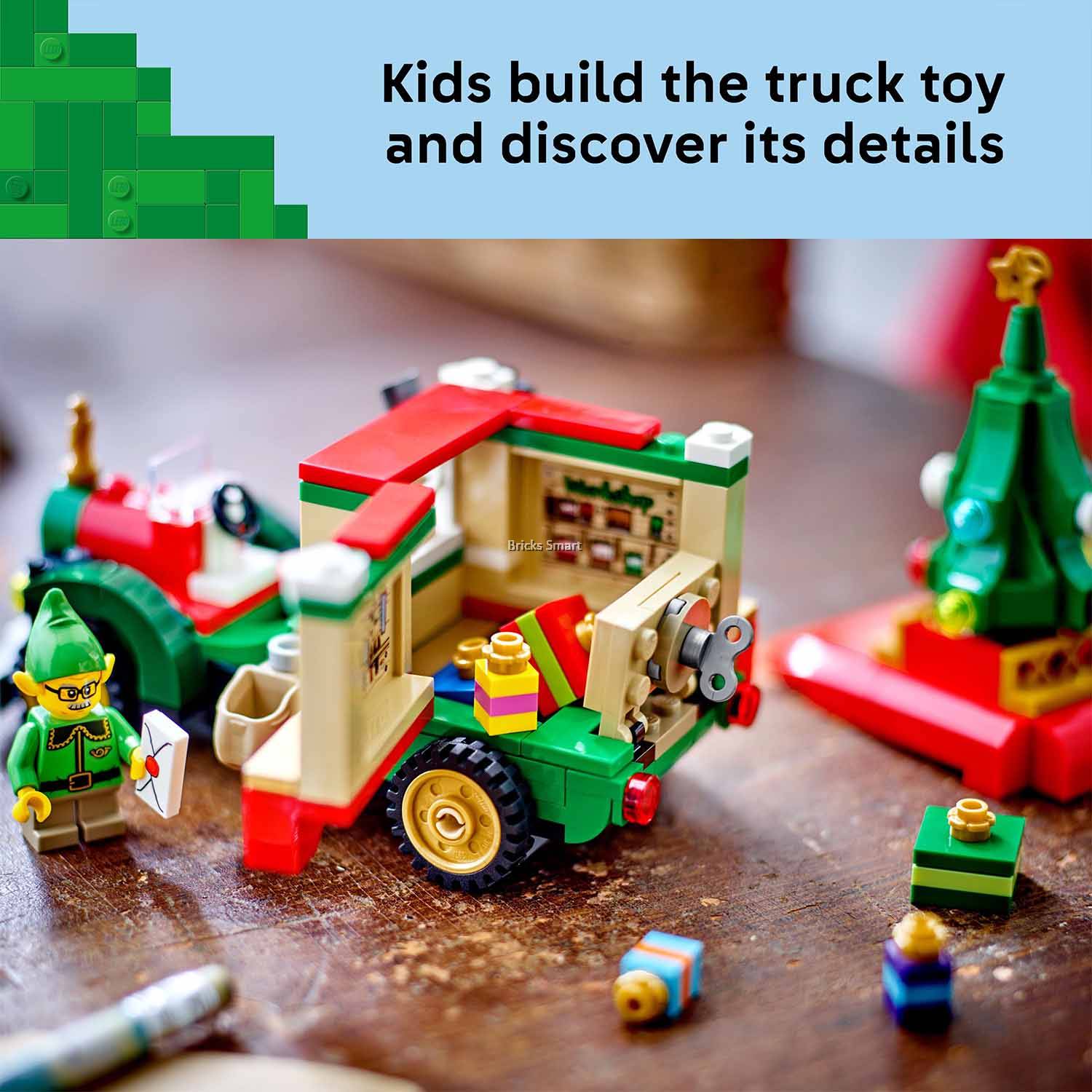 LEGO 40746 Iconic Santa's Delivery Truck Building Toy Set (224 Pieces)