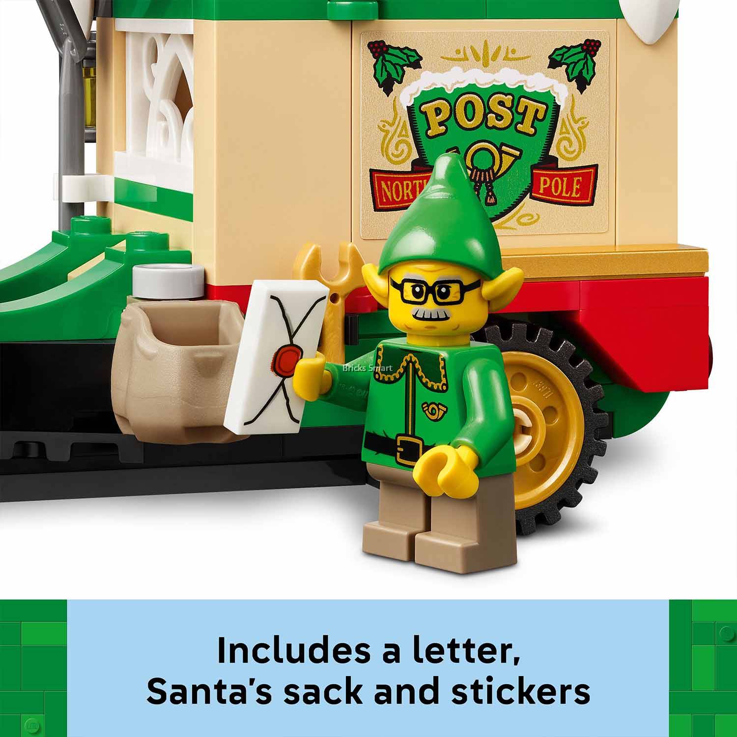 LEGO 40746 Iconic Santa's Delivery Truck Building Toy Set (224 Pieces)