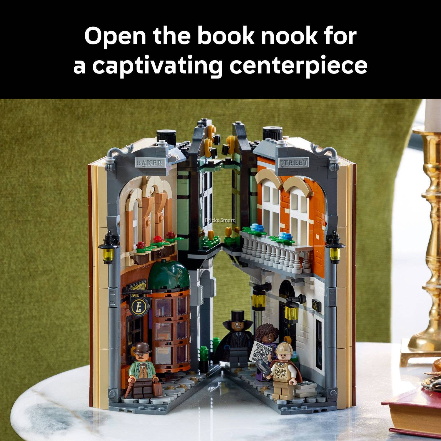 LEGO 10351 Icons Sherlock Holmes: Book Nook Building Toy Set (1359