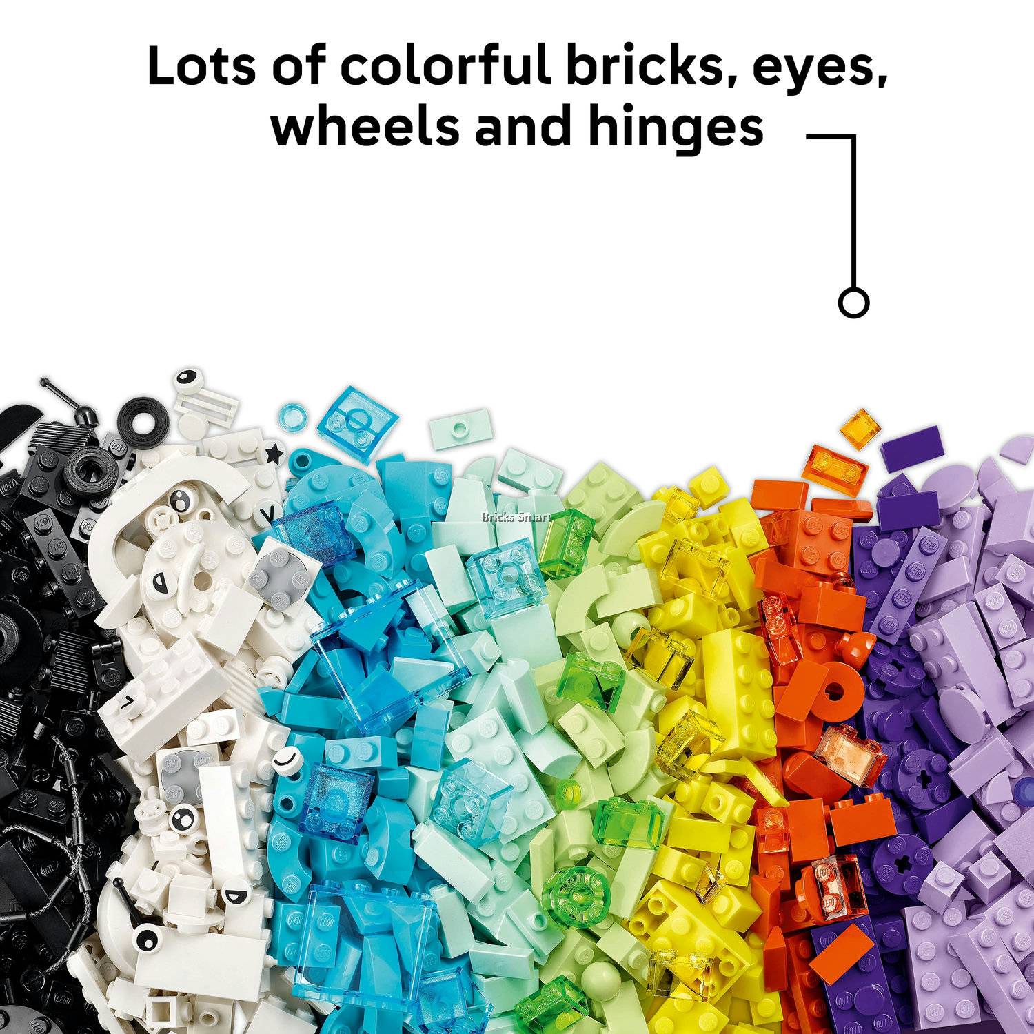 LEGO 11043 Classic Cool Creative Box Colorful Building Bricks Toy