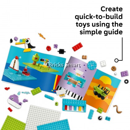 LEGO 11044 Classic Creative Build-and-Play Box, Colorful Building ...