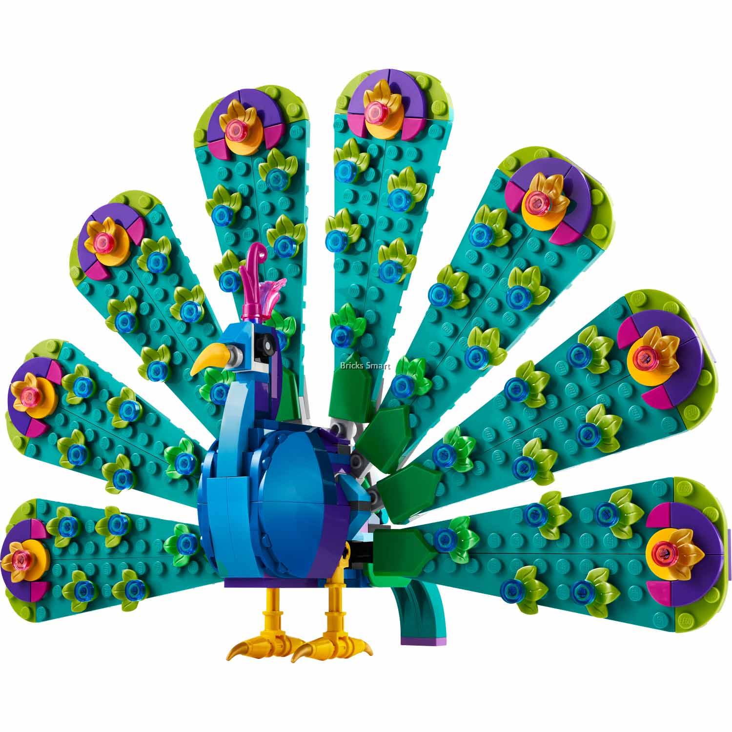 LEGO 31157 Creator Exotic Peacock 3in1 Toy with Dragonfly and